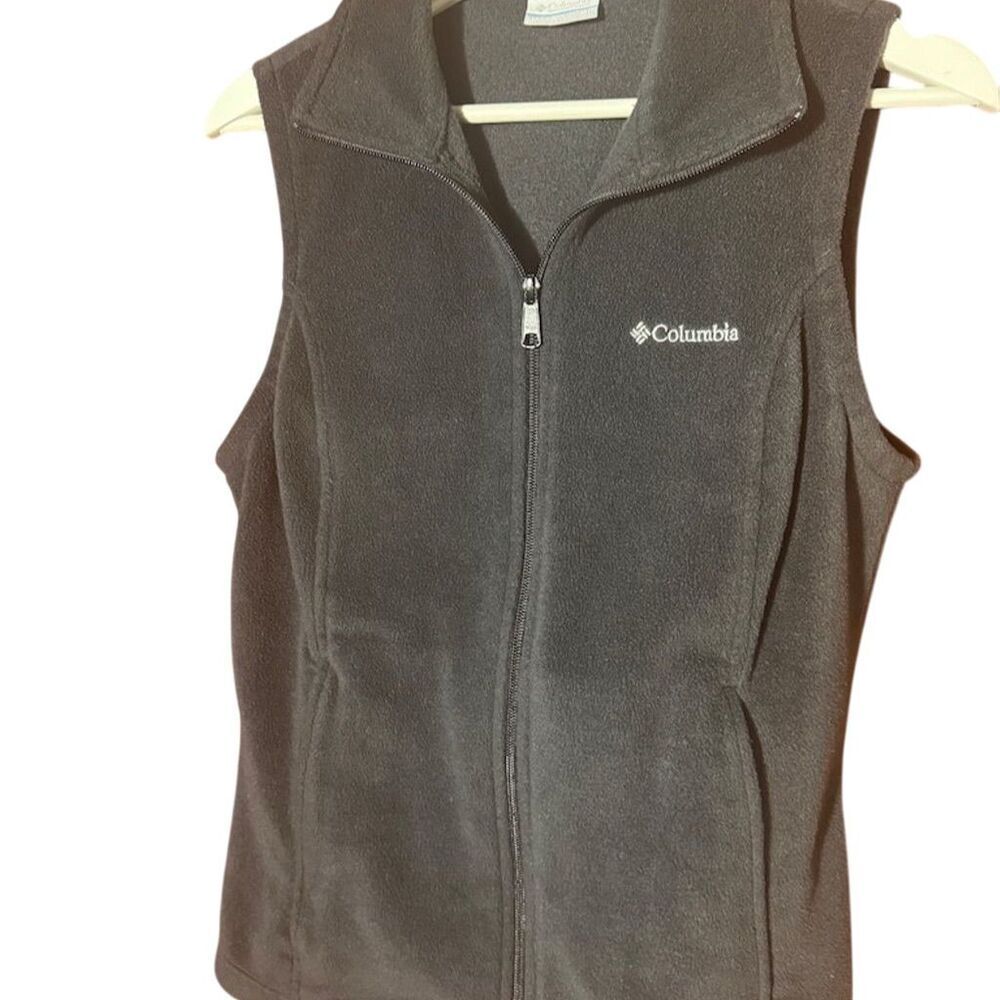 Columbia Women's Benton Springs Fleece Vest Black Size M Casual Travel